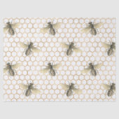 Ontwerp van de honingbijenreeks 7 tissuepapier (Voorkant)