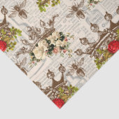 Ontwerp van de  honingbijenserie 15 Weefselpapier Tissuepapier (Detail)