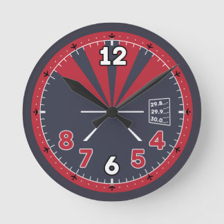 Ontwerp van de hoogtemeter van het vliegtuig ronde klok