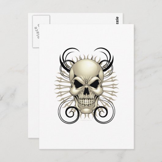 Ontwerp van de huid briefkaart (Voorkant / Achterkant)