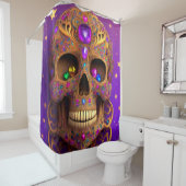 Ontwerp van de huid douchegordijn (In situ)