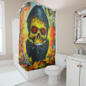 Ontwerp van de huid douchegordijn (In situ)