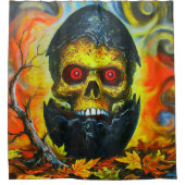 Ontwerp van de huid douchegordijn (Voorkant)