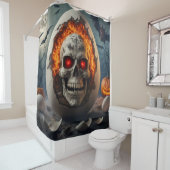 Ontwerp van de huid douchegordijn (In situ)