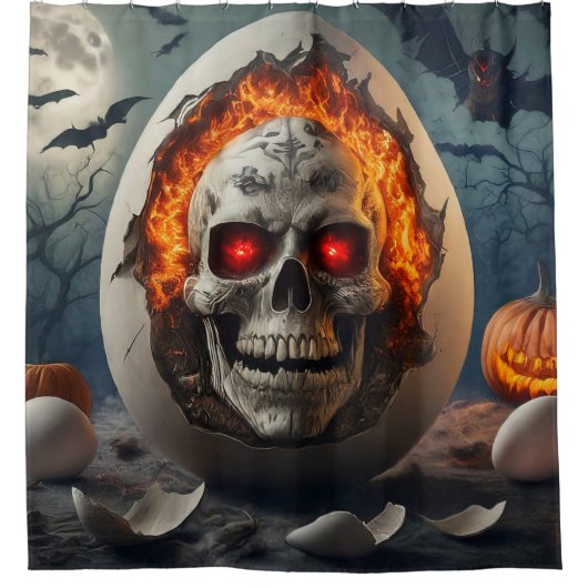 Ontwerp van de huid douchegordijn (Voorkant)