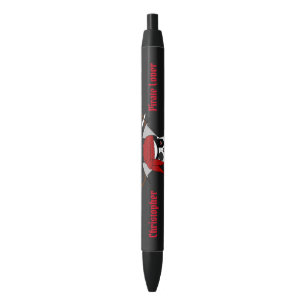 Ontwerp van de huid zwarte inkt pen