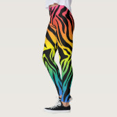 Ontwerp van de huidafdruk van regenboogtijgers leggings (Links)