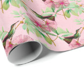 Ontwerp van de HummingBirds-reeks 15 Cadeaupapier (Rol Hoek)