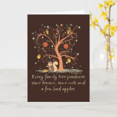 Ontwerp van de Humor van de stamboom Kaart (Gele Bloem)