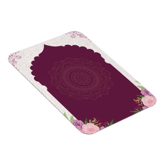 Ontwerp van de huwelijksuitnodiging magneet (Rechterzijde)