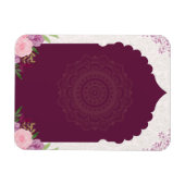 Ontwerp van de huwelijksuitnodiging magneet (Horizontaal)