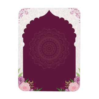 Ontwerp van de huwelijksuitnodiging magneet