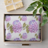 Ontwerp van de Hydrangea-Waterverf-reeks 11 Tissuepapier (Geschenk)