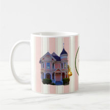 Ontwerp van de "I Love Victoriaans Houses" Koffiek