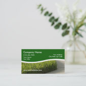 Ontwerp van de in de buurt gelanceerde service visitekaartje (Staand voorkant)