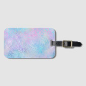 Ontwerp van de Iridescent Leopard-reeks 9 Bagagelabel (Voorkant (horizontaal))