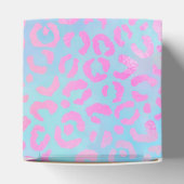 Ontwerp van de Iridescent Leopard-reeks 9 Bedankdoosjes (Bovenkant)