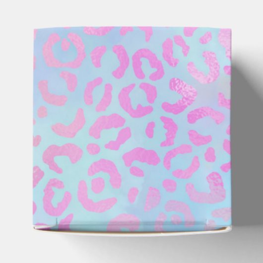 Ontwerp van de Iridescent Leopard-reeks 9 Bedankdoosjes (Bovenkant)