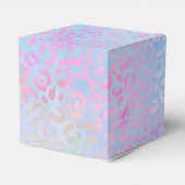 Ontwerp van de Iridescent Leopard-reeks 9 Bedankdoosjes (Achterkant)