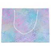 Ontwerp van de Iridescent Leopard-reeks 9 Groot Cadeauzakje (Voorkant)