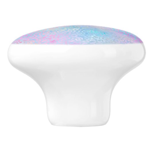 Ontwerp van de Iridescent Leopard-reeks 9 Keramische Knop (Zijkant)