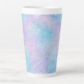 Ontwerp van de Iridescent Leopard-reeks 9 Latte Mok (Voorkant)
