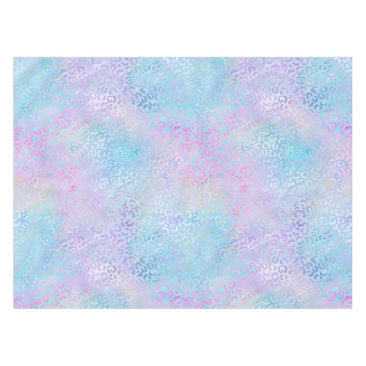 Ontwerp van de Iridescent Leopard-reeks 9 Tafelkleed (Voorkant (Horizontaal))