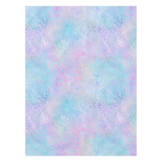 Ontwerp van de Iridescent Leopard-reeks 9 Tafelkleed (Voorkant)