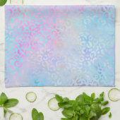 Ontwerp van de Iridescent Leopard-reeks 9 Theedoek (Gevouwen)