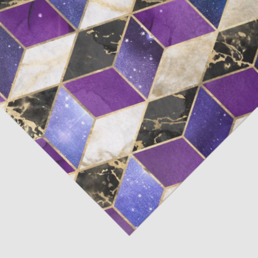 Ontwerp van de isometrische galaxreeks 4 tissuepapier (Detail)