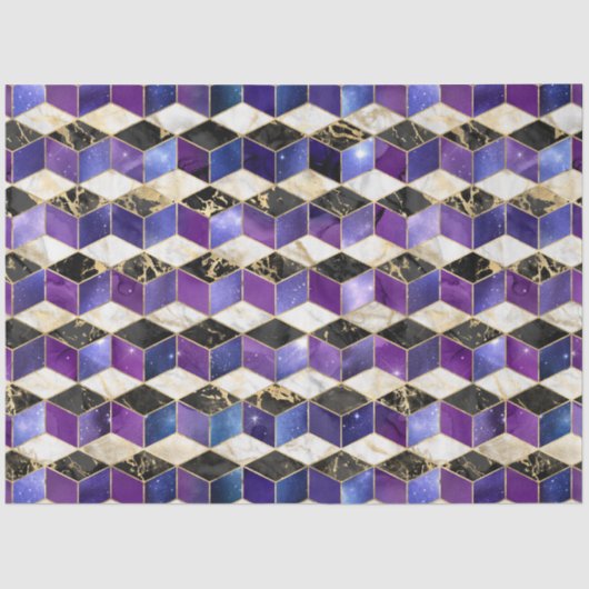 Ontwerp van de isometrische galaxreeks 4 tissuepapier (Voorkant)