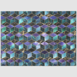 Ontwerp van de isometrische galaxreeks 5 tissuepapier