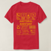 ONTWERP VAN DE JANITORIËLE ASSISTANT NICE 2017 T-SHIRT (Design voorkant)