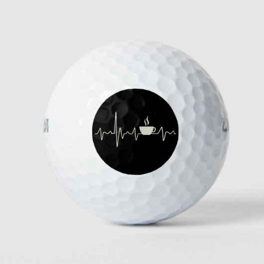 Ontwerp van de junkie espresso van koffie met hart golfballen (Voorkant)