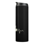 Ontwerp van de junkie espresso van koffie met hart thermosbeker (Geroteerd rechts)