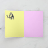 ONTWERP VAN DE KAART VAN DE VERJAARDAG VAN DE AAP (Binnen)