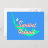 Ontwerp van de kaart van Sanibel Island (Voorkant / Achterkant)