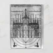 Ontwerp van de kathedraal van Milaan Briefkaart (Voorkant)