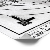 Ontwerp van de kathedraal van Milaan Poster (Hoek)