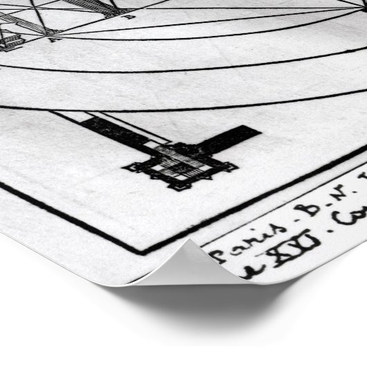 Ontwerp van de kathedraal van Milaan Poster (Hoek)