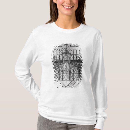 Ontwerp van de kathedraal van Milaan T-shirt (Voorkant)