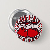 Ontwerp van de kernbom ronde button 5,7 cm (Voorkant /achterkant)