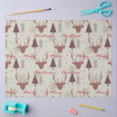 Ontwerp van de kerstdeerreeks 11 tissuepapier (Craft)