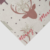 Ontwerp van de kerstdeerreeks 11 tissuepapier (Detail)