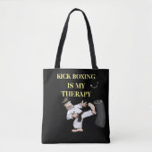 ontwerp van de KICK BOXING-therapie Tote Bag (Voorkant)