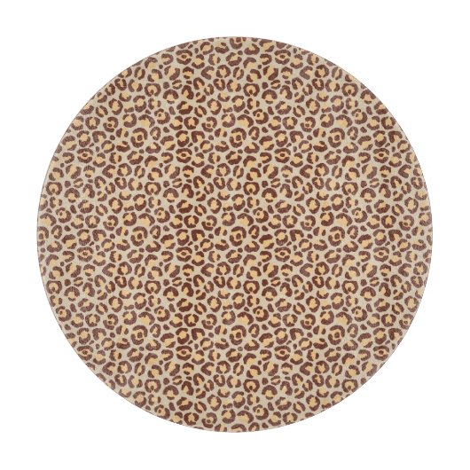 Ontwerp van de klassieke leopard-reeks 1 snijplank (Voorkant)