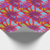 Ontwerp van de kleurstofklep Retro Tie Cadeaupapier (Hoek)