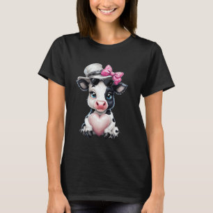 Ontwerp van de Koe van de stut voor mannen Zuivelv T-shirt