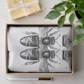 Ontwerp van de koninginnenbijenreeks 20 tissuepapier (Geschenk)