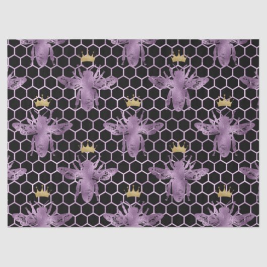 Ontwerp van de koninginnenbijenreeks 34 tissuepapier (Voorkant)